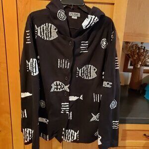 Original M. Mac 1X black hoodie jacket